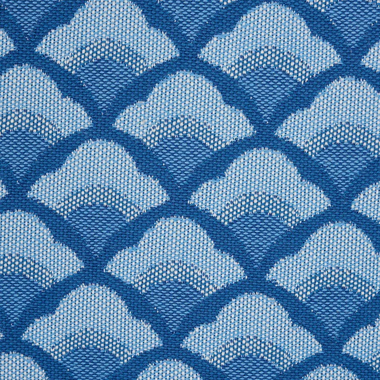 Schumacher Wilhelm Pillow in Blue