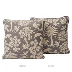 SO17617504 | Woodland Silhouette Pillow - Steel Schumacher Woodland Silhouette Pillow in Steel (SO17617504)