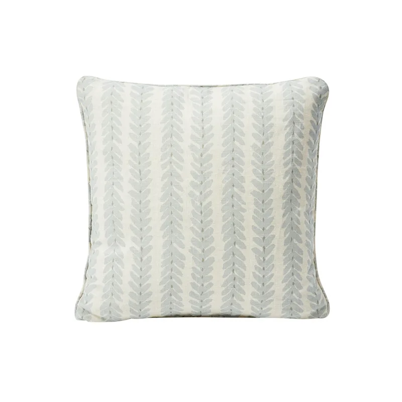 Schumacher Woodperry Pillow in Blue