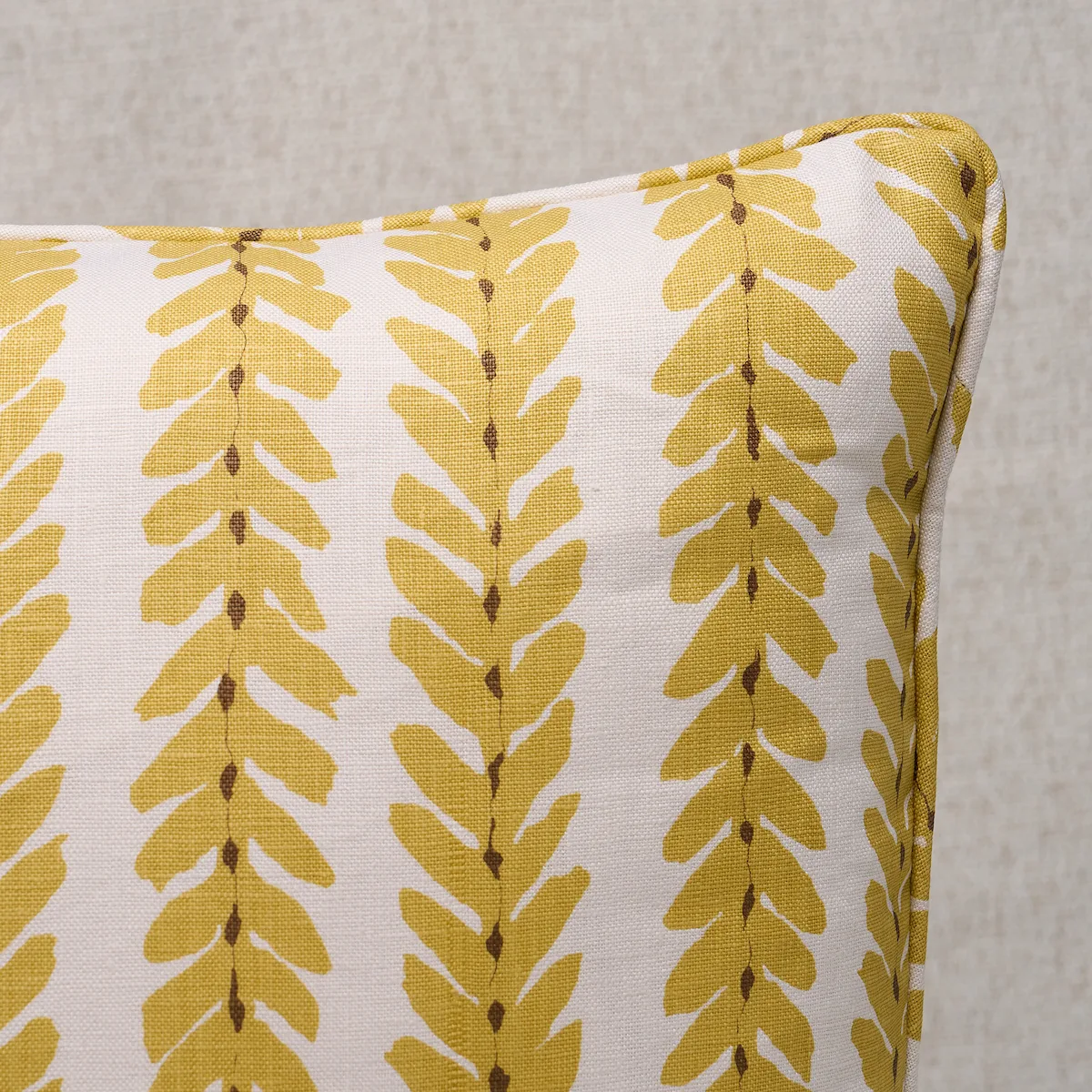 Schumacher Woodperry Pillow in Mimosa