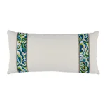 SO7622118 | Woodstock Pillow - Peacock Schumacher Woodstock Pillow in Peacock (SO7622118)