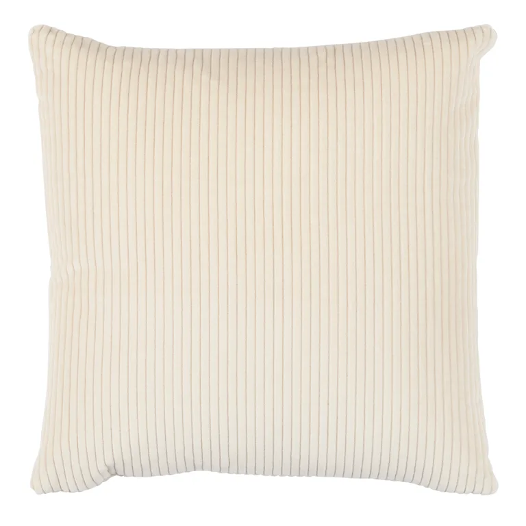 Schumacher Wyatt Corduroy Pillow in Buff