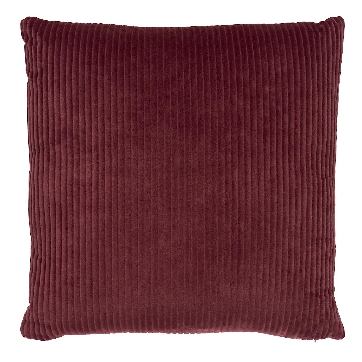 Schumacher Wyatt Corduroy Pillow in Merlot