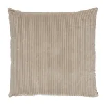 Schumacher Wyatt Corduroy Pillow in Sandstone