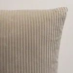 Schumacher Wyatt Corduroy Pillow in Sandstone