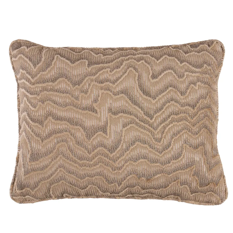 Schumacher Zambezi Velvet Pillow in Champagne (SO8302112)