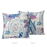 SO17352304 | Zanzibar Linen Print Pillow - Hyacinth Schumacher Zanzibar Linen Print Pillow in Hyacinth (SO17352304)
