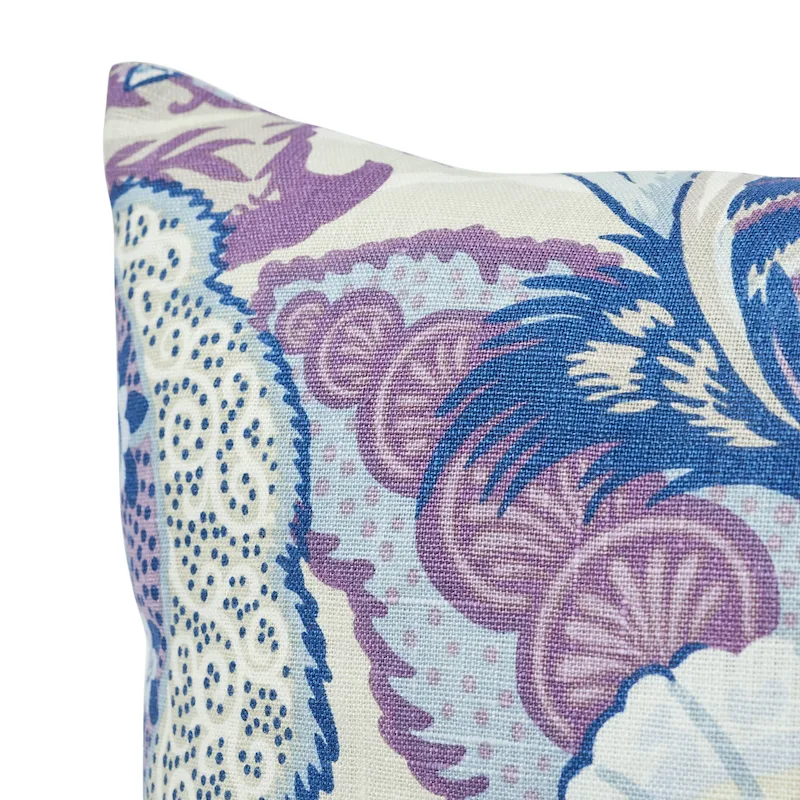 SO17352304 | Zanzibar Linen Print Pillow - Hyacinth Schumacher Zanzibar Linen Print Pillow in Hyacinth (SO17352304)