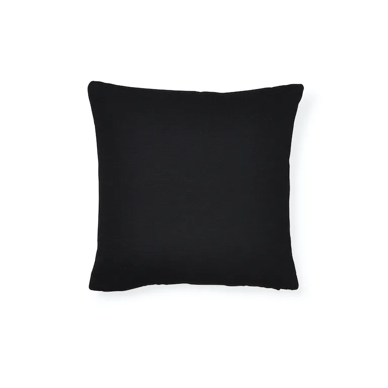 Schumacher Zebra Palm Indoor/Outdoor Pillow in Black (SO7317303)