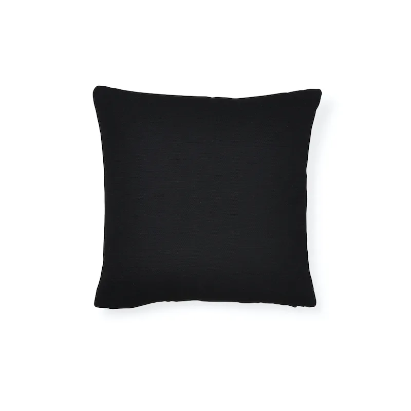 Schumacher Zebra Palm Indoor/Outdoor Pillow in Black (SO7317303)