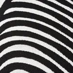 SO7317303 | Zebra Palm Indoor/Outdoor Pillow - Black Schumacher Zebra Palm Indoor/Outdoor Pillow in Black (SO7317303)