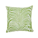 SO7317103 | Zebra Palm Indoor/Outdoor Pillow - Leaf Schumacher Zebra Palm Indoor/Outdoor Pillow in Leaf (SO7317103)