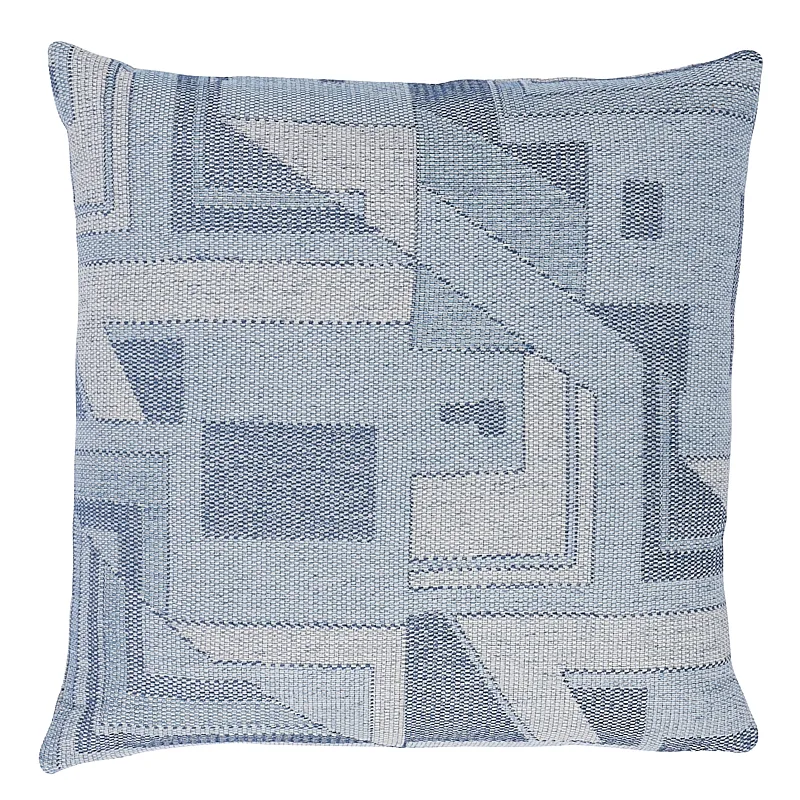 Schumacher Zsuzsa Pillow in Chambray (SO8058106)