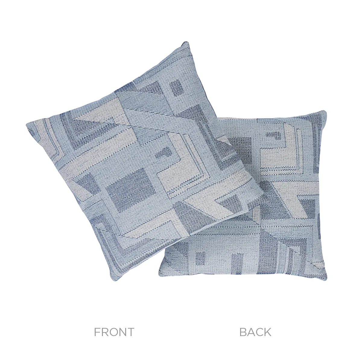 SO8058106 | Zsuzsa Pillow - Chambray Schumacher Zsuzsa Pillow in Chambray (SO8058106)