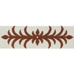 75440 | Acanthus Tape - Nutmeg Schumacher Acanthus Tape trim in Nutmeg (75440)