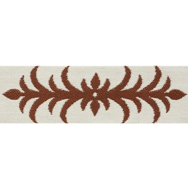 Schumacher Acanthus Tape trim in Nutmeg (75440)