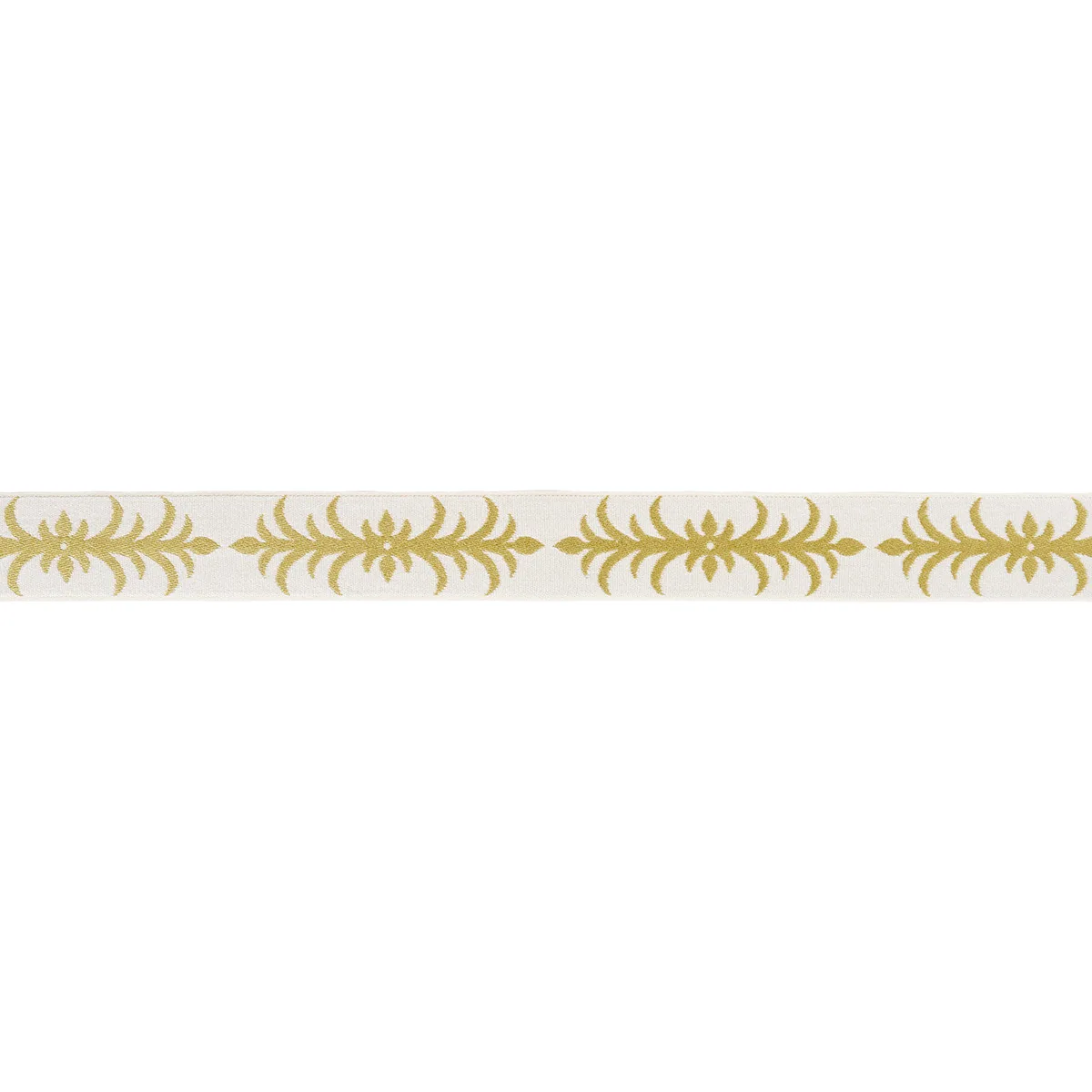 Schumacher Acanthus Tape trim in Ochre (75447)