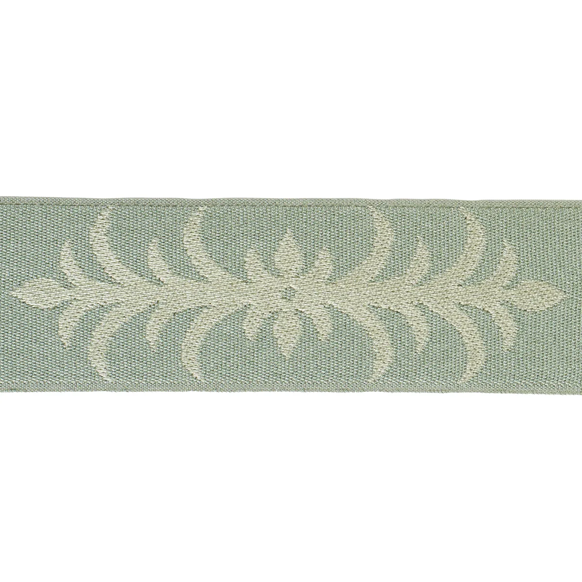 Schumacher Acanthus Tape trim in Sage (75448)