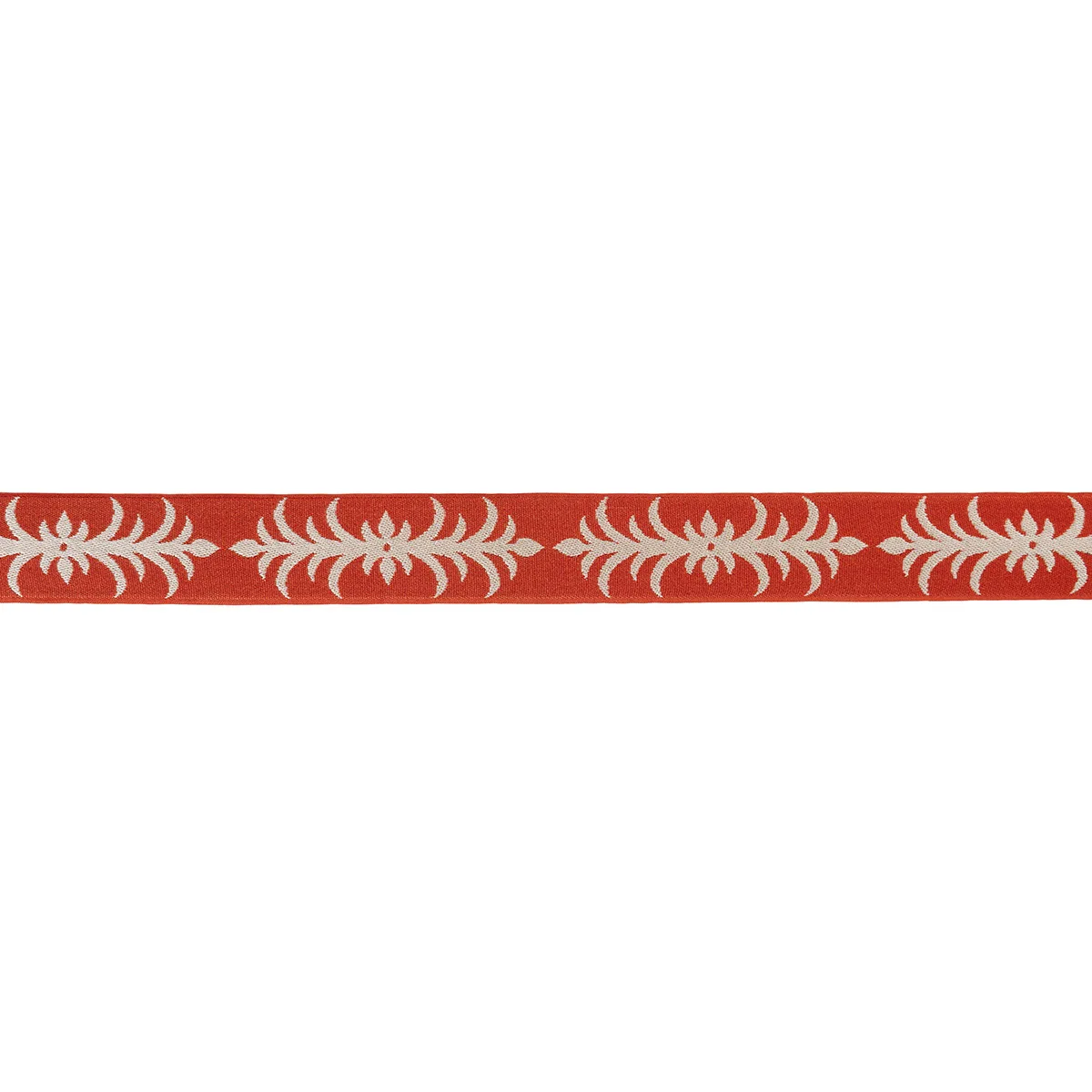 Schumacher Acanthus Tape trim in Terracotta (75449)