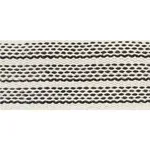 77070 | Agnes Medium Tape - White & Black Schumacher Agnes Medium Tape trim in White & Black (77070)