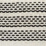 77070 | Agnes Medium Tape - White & Black Schumacher Agnes Medium Tape trim in White & Black (77070)