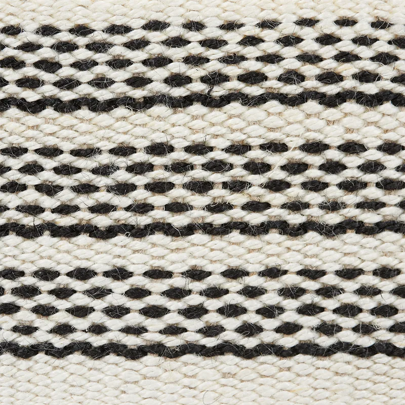 Schumacher Agnes Medium Tape trim in White & Black (77070)