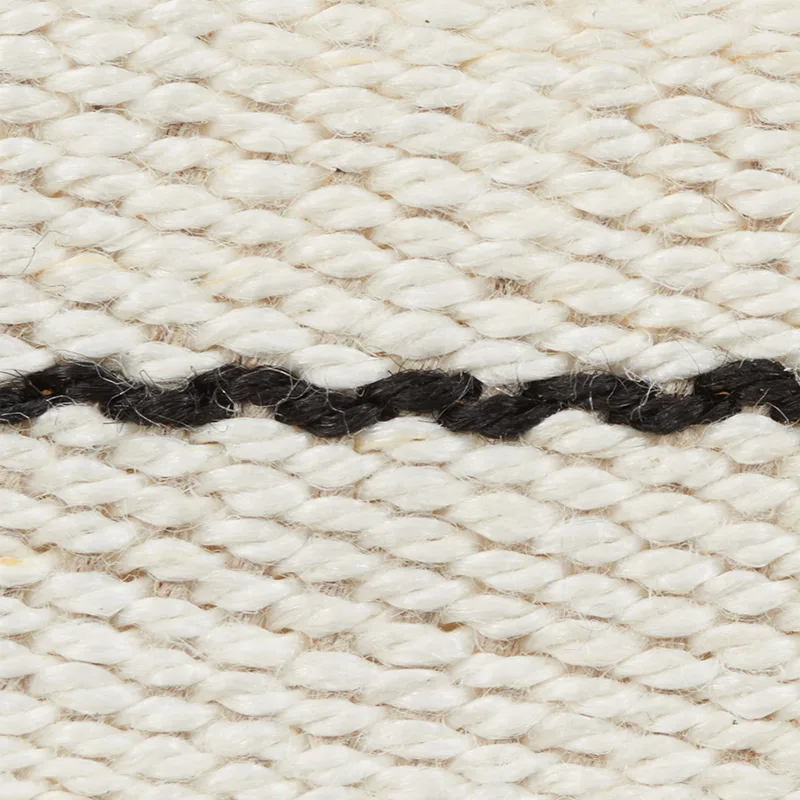 Schumacher Agnes Narrow Tape trim in White & Black (77060)