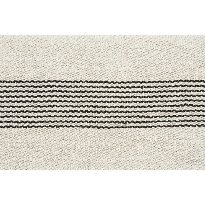 Schumacher Agnes Wide Tape trim in White & Black (77080)