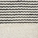 77080 | Agnes Wide Tape - White & Black Schumacher Agnes Wide Tape trim in White & Black (77080)