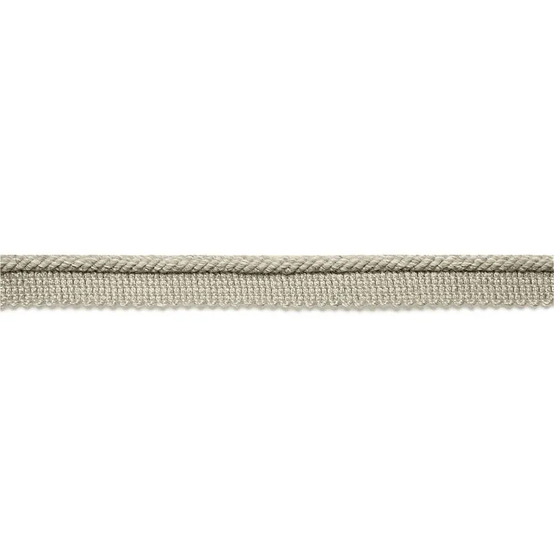Schumacher Aimee Linen Lipcord trim in Greige (65432)