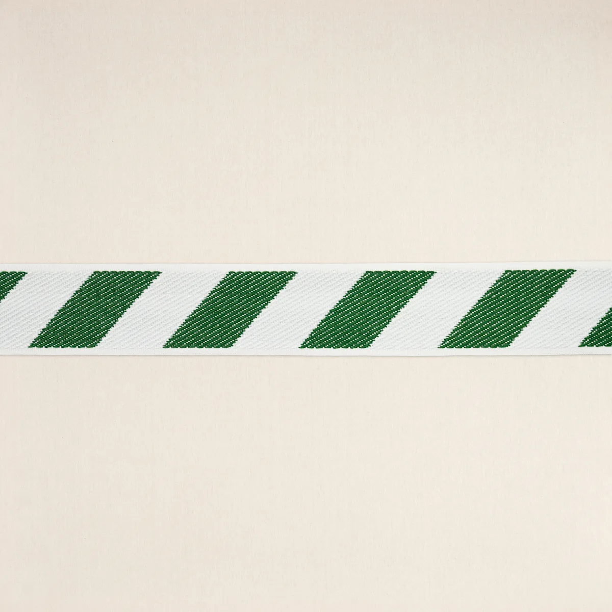 Schumacher Airmail I Indoor/Outdoor Tape trim in Green and Ivory (82422)