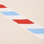 Schumacher Airmail I Indoor/Outdoor Tape trim in Red and Blue (82420)