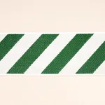 82432 | Airmail Ii Indoor/Outdoor Tape - Green and Ivory Schumacher Airmail Ii Indoor/Outdoor Tape trim in Green and Ivory (82432)