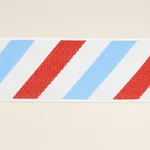 Schumacher Airmail Ii Indoor/Outdoor Tape trim in Red and Blue (82430)