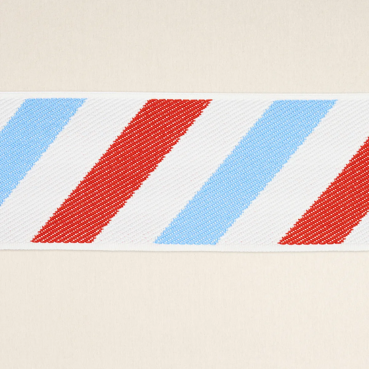 Schumacher Airmail Ii Indoor/Outdoor Tape trim in Red and Blue (82430)