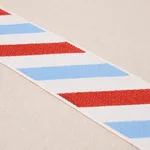 Schumacher Airmail Ii Indoor/Outdoor Tape trim in Red and Blue (82430)