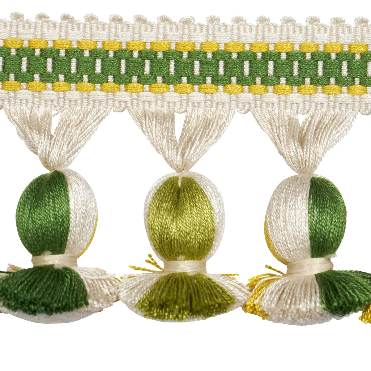 Schumacher Ali Tassel trim in Leaf (84672)