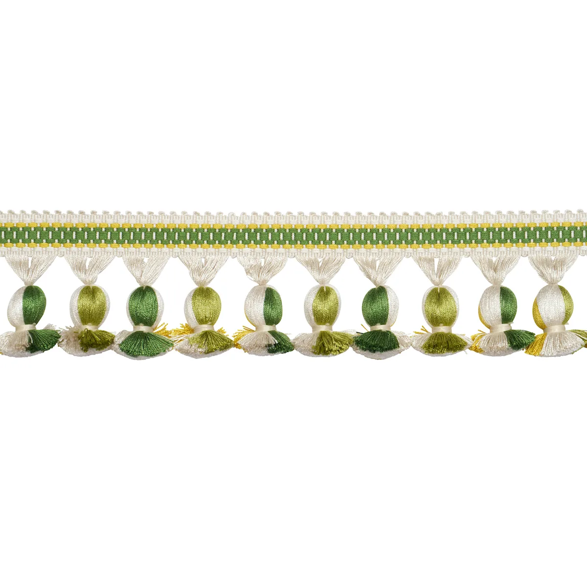 Schumacher Ali Tassel trim in Leaf (84672)