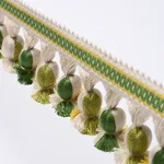 84672 | Ali Tassel - Leaf Schumacher Ali Tassel trim in Leaf (84672)