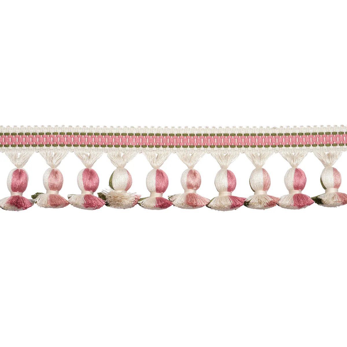 Schumacher Ali Tassel trim in Petal (84671)