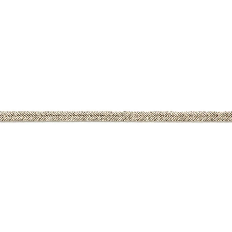 Schumacher Alix Linen Gimp trim in Greige (65541)