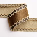 83561 | Allure Metallic Tape - Copper Schumacher Allure Metallic Tape trim in Copper (83561)