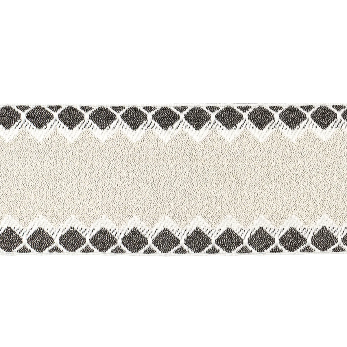 Schumacher Allure Metallic Tape trim in Silver (83560)