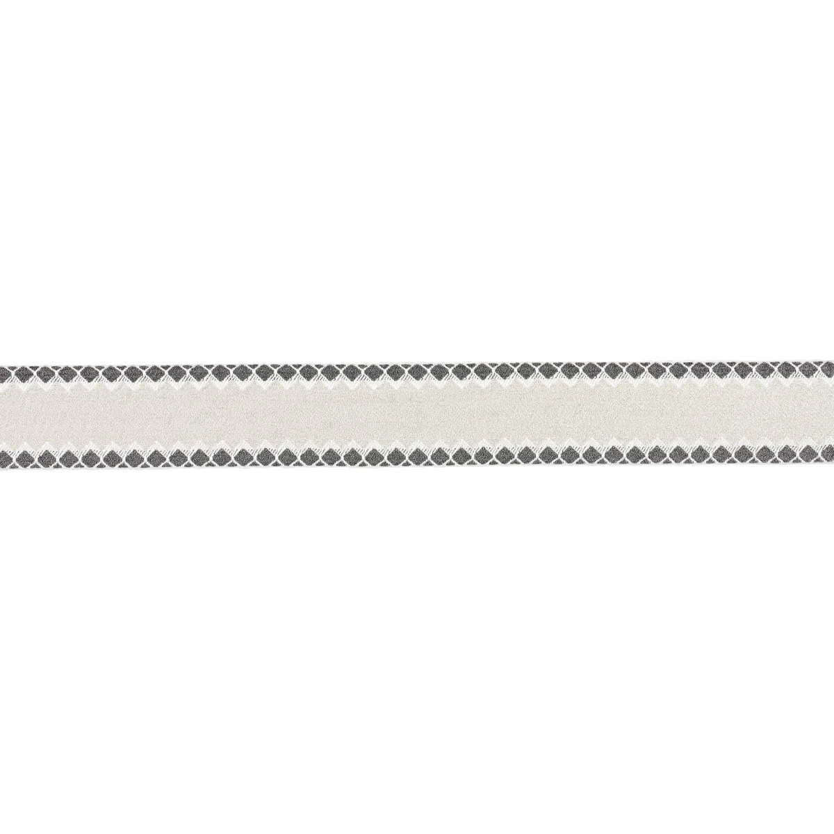 Schumacher Allure Metallic Tape trim in Silver (83560)