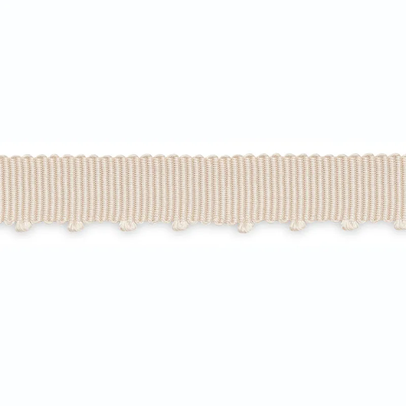 Schumacher Amy Picot-Edge Grosgrain trim in Cream (B109-1)