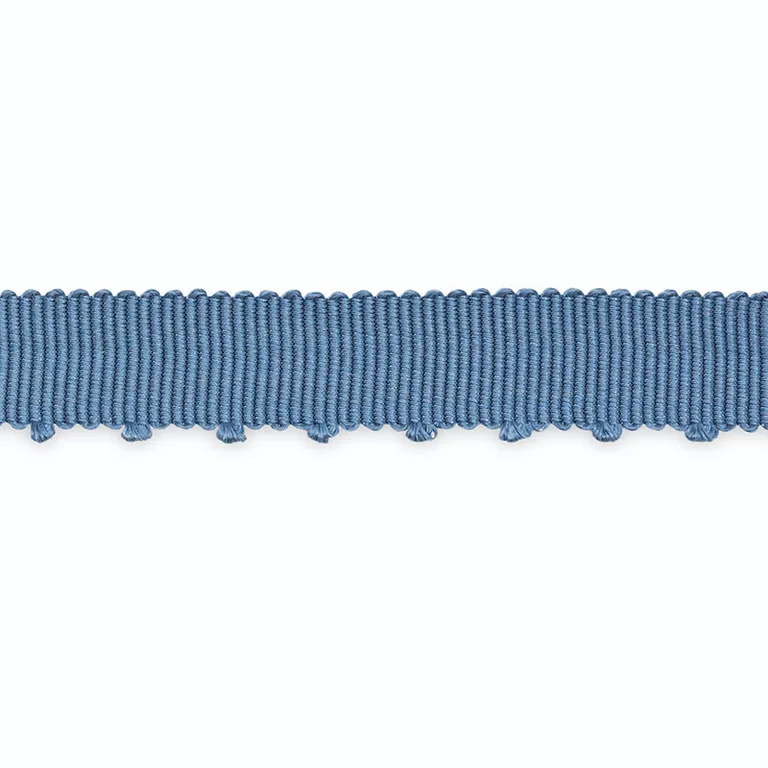 Schumacher Amy Picot-Edge Grosgrain trim in Delft (B109-4)