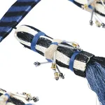 79600 | Antony Tassel Trim - Blue & Black Schumacher Antony Tassel Trim in Blue & Black (79600)