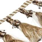 79602 | Antony Tassel Trim - Natural & Ivory Schumacher Antony Tassel Trim in Natural & Ivory (79602)
