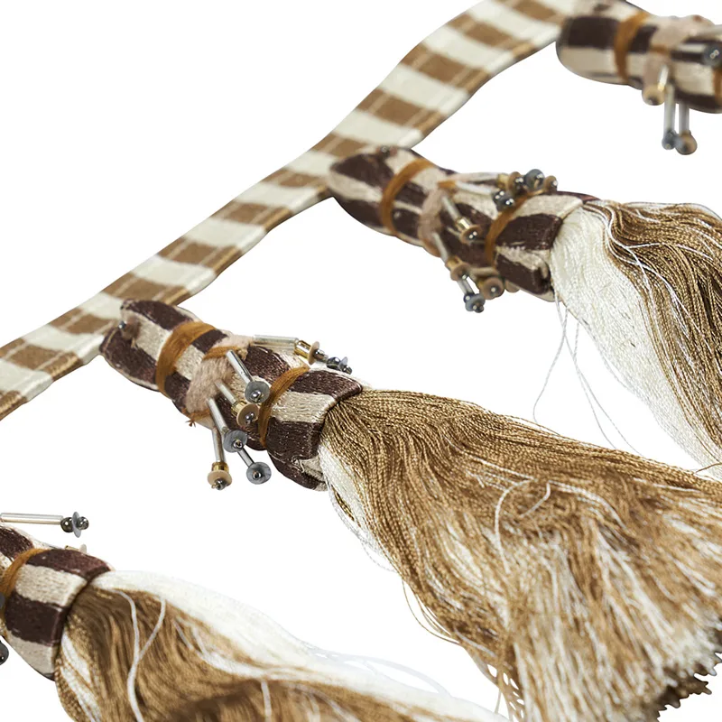 79602 | Antony Tassel Trim - Natural & Ivory Schumacher Antony Tassel Trim in Natural & Ivory (79602)