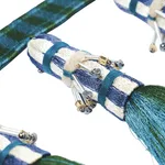 Schumacher Antony Tassel Trim in Peacock & Green (79601)